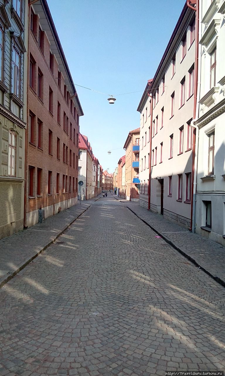 Улочки района Хага Гётеборг, Швеция