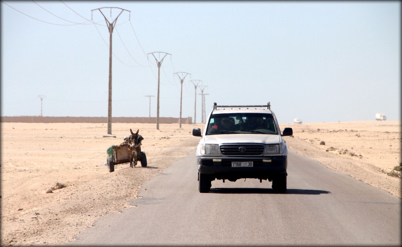 Лодочный город или южная точка полуострова Ad-Dahab Дахла, Западная Сахара