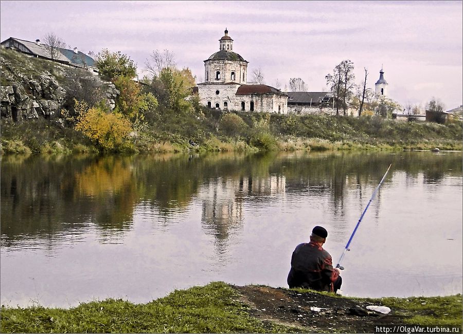 Краски осени в устье реки Тура