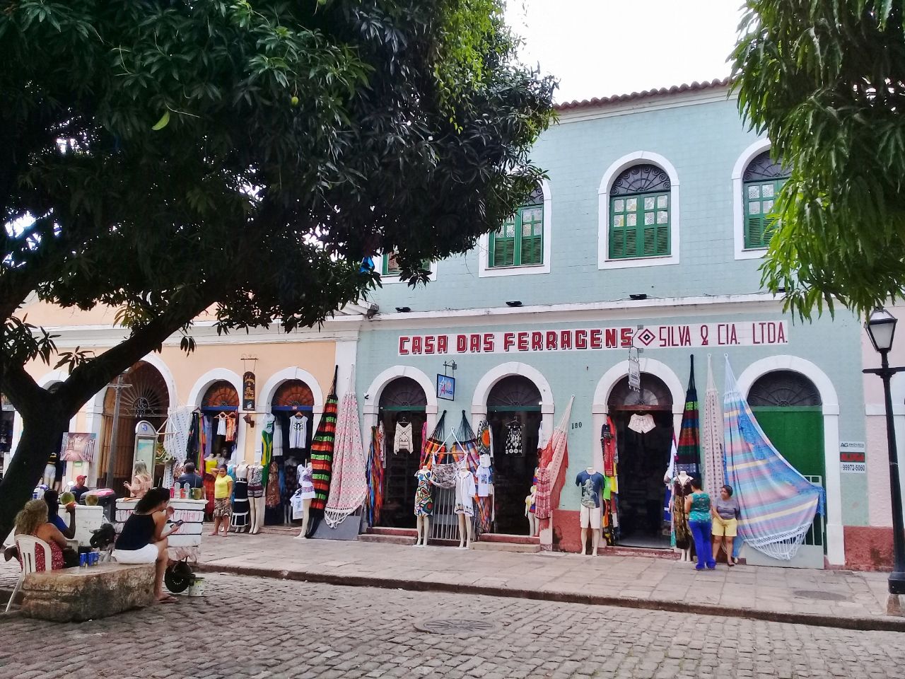 Старинный рынок в историческом центре Сан-Луис, Бразилия