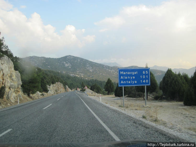 Горная дорога в Турции с 