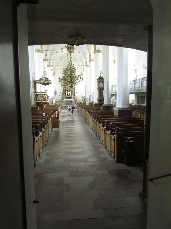 Церковь святой Троицы, примыкающая к Круглой башне Копенгаген, Дания