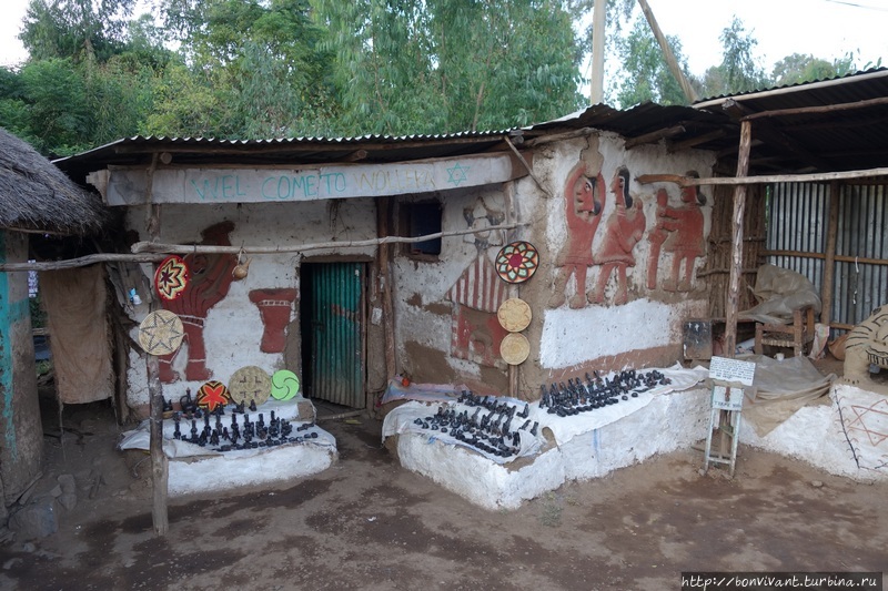 Деревня фелашей Эфиопия
