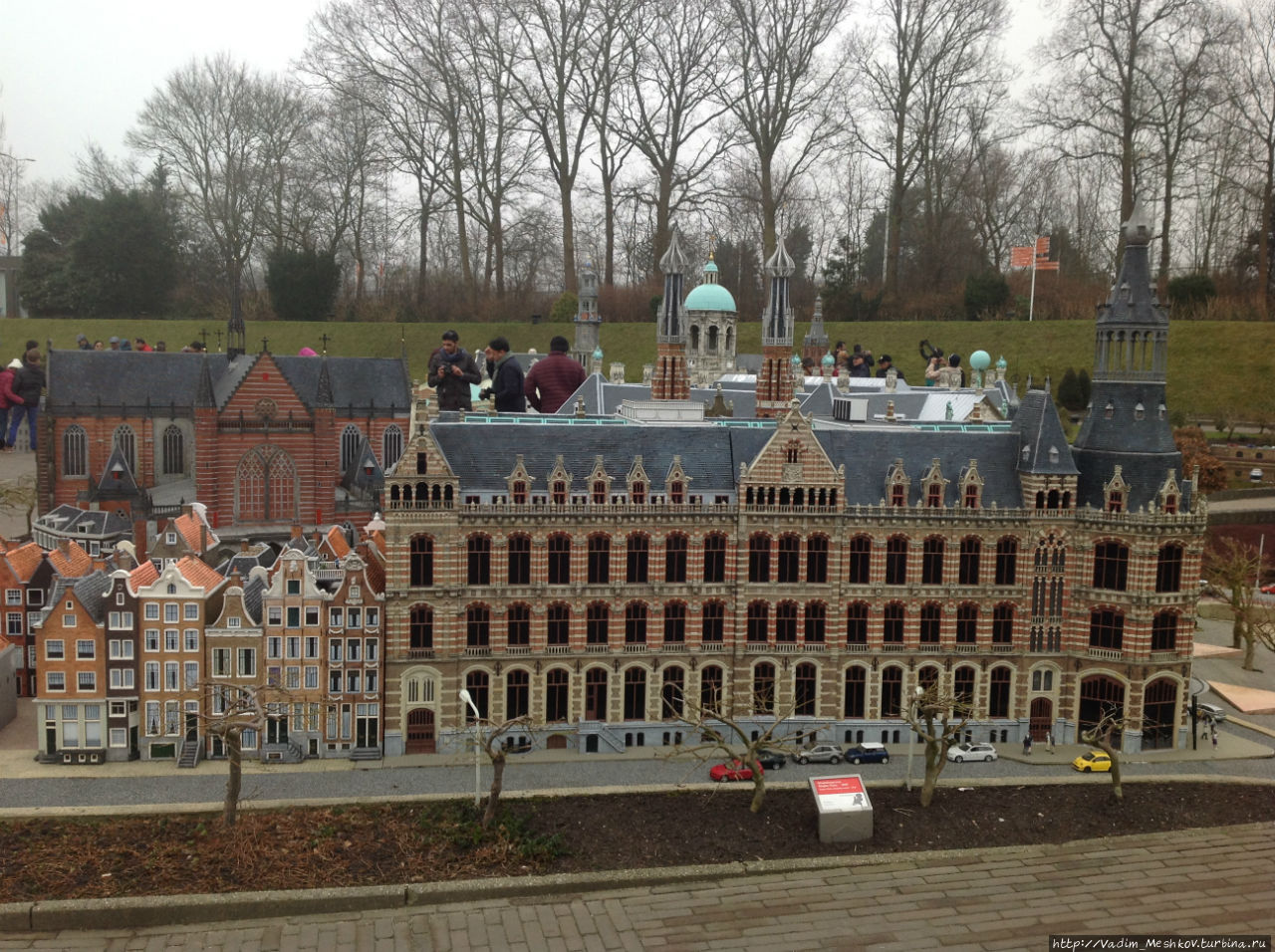 Миниатюрные экспонаты парка Мадуродам в Гааге. Гаага, Нидерланды