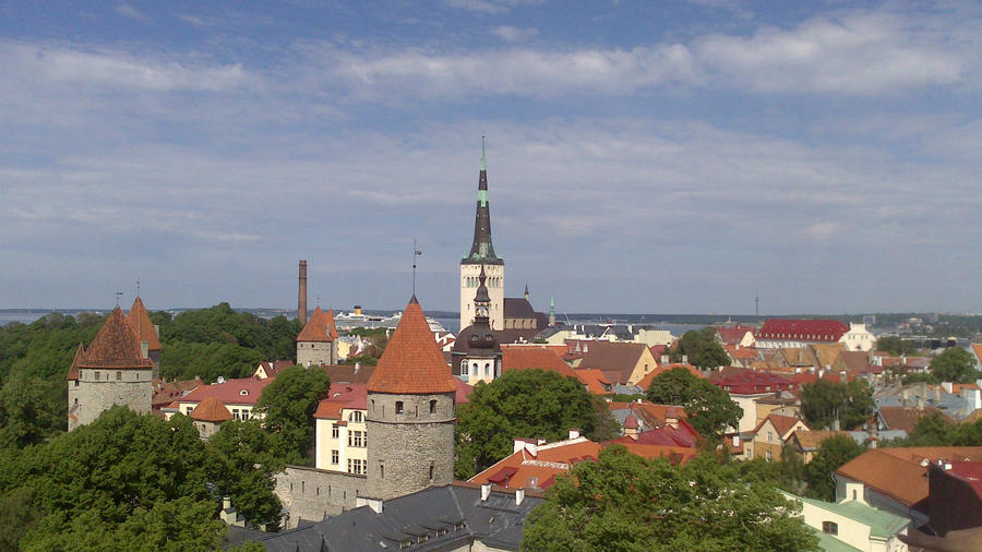Ну и классическая панорама Таллин, Эстония