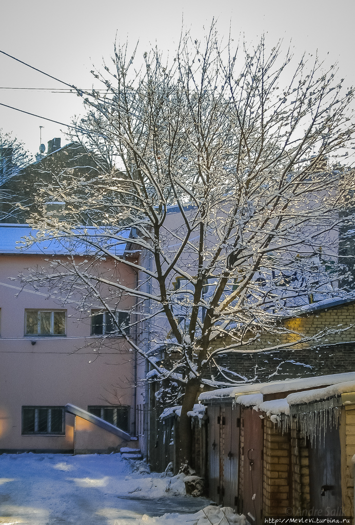 Снегопад Рига, Латвия