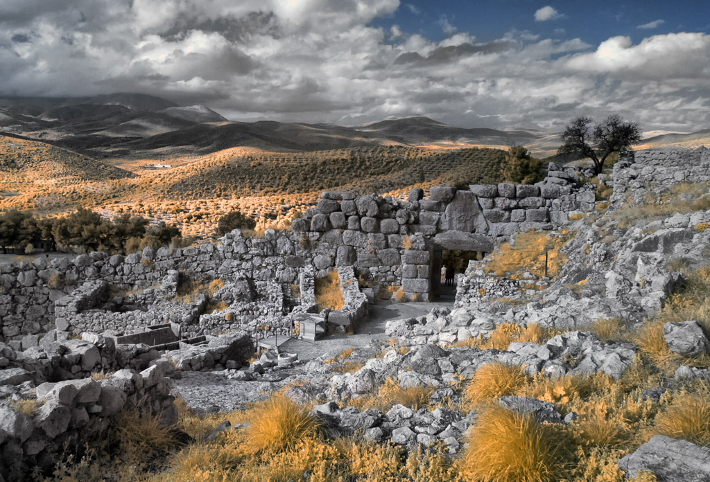 Микены — руины античного города / Mycenae ancient town & archeologic zone