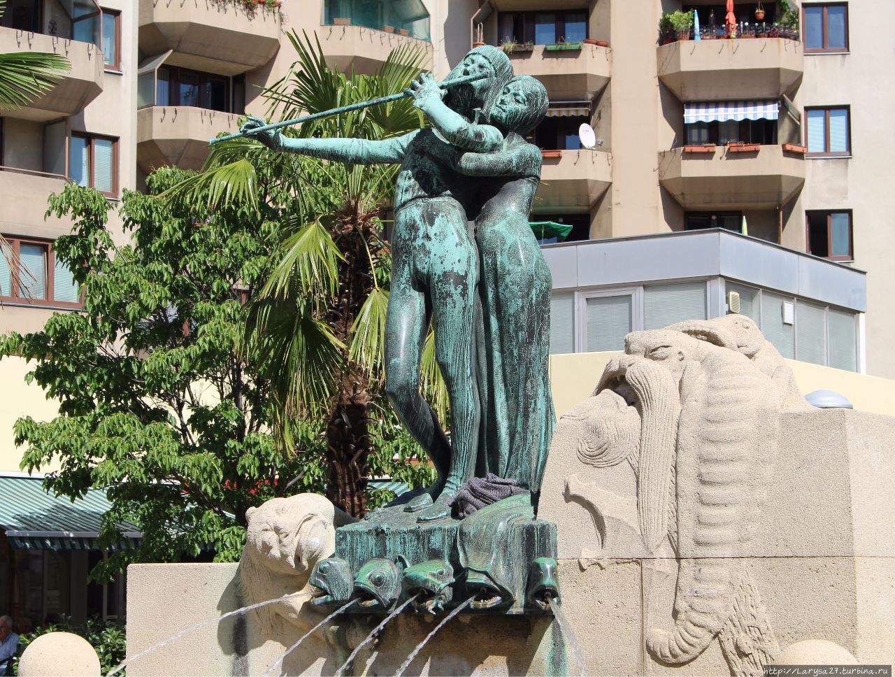 Фонтан Моцарта / Mozart-Brunnen, auch Zauberflötenbrunnen