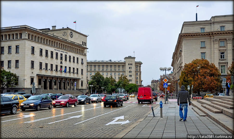Центральная улица города София, Болгария
