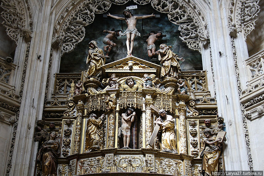 Алтарь в капелле Кондестабле работы Диего де Силое и Фелипе Бигарни 1523 -1526 г.г. Бургос, Испания
