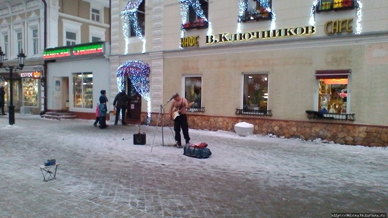 Достопримечательность улицы Баумана Казань, Россия