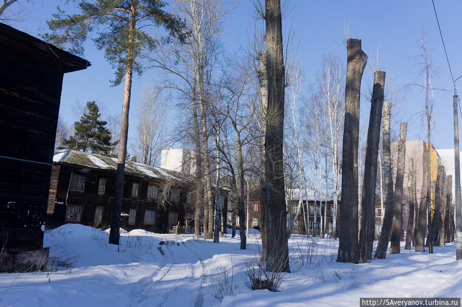Здесь всё ещё существуют целые районы жилых бараков Краснокамск, Россия