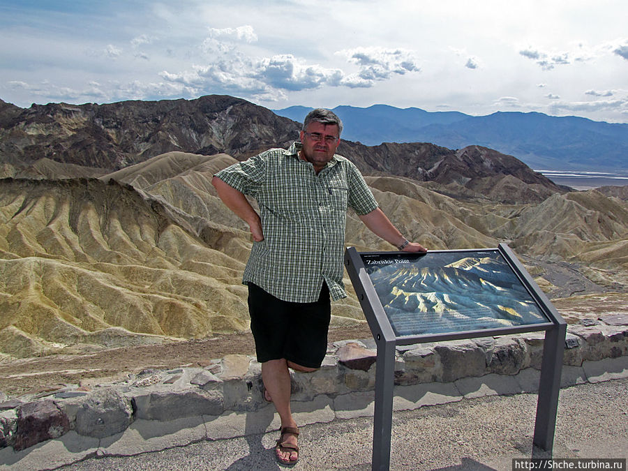 Долина Смерти. Легендарный Забриски Поинт (Zabriskie Point) Национальный парк Долина Смерти, CША