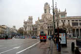 На площади Plaza de la Cibeles