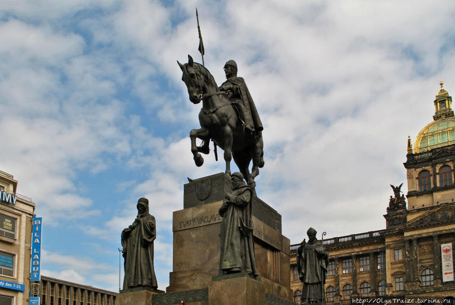 Памятник Святому Вацлаву в Праге Прага, Чехия
