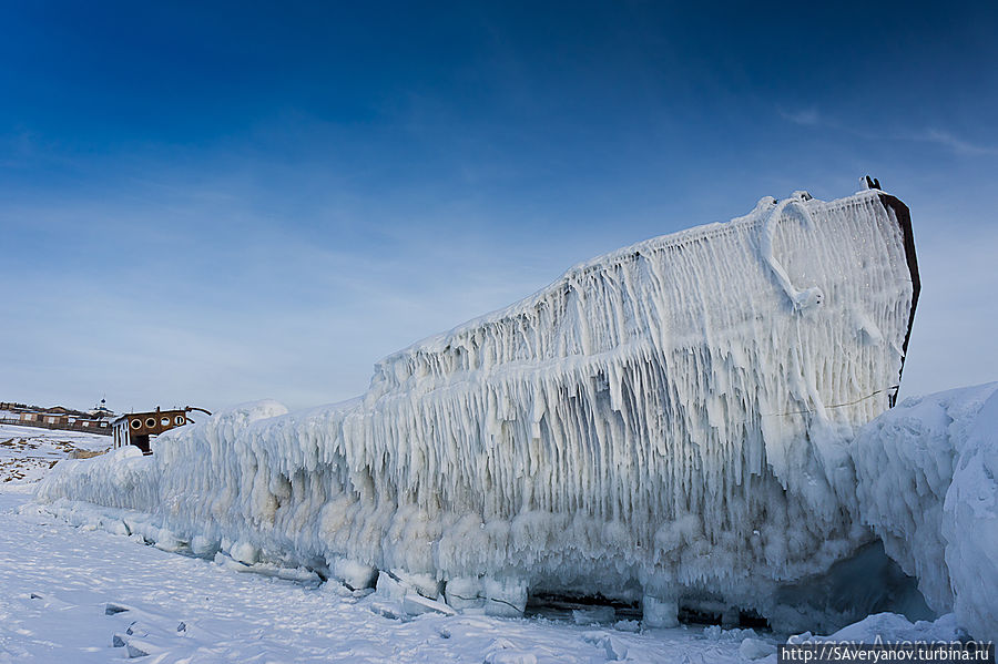 Посёлок Хужир на острове Ольхон Хужир, остров Ольхон, Россия