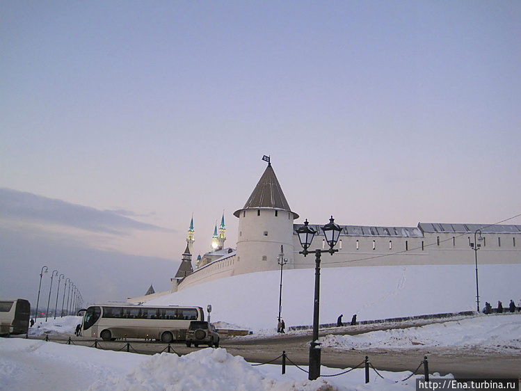 Стены Казанского Кремля