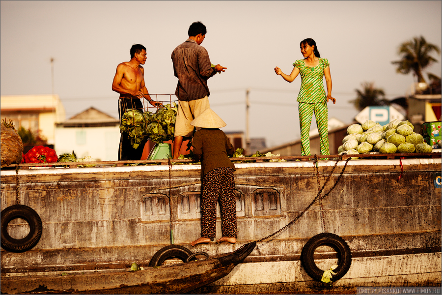 Плавучие рынки Вьетнам