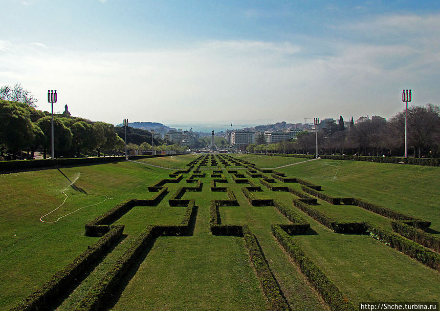 Парк Эдуарда VII — и весь город у наших ног Лиссабон, Португалия