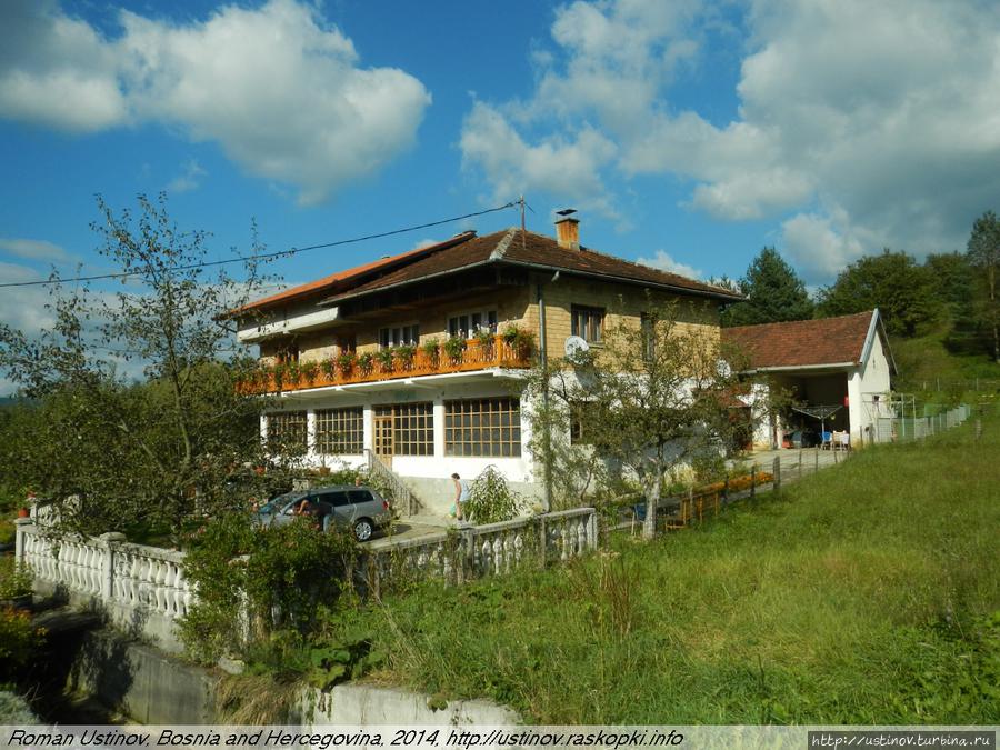 Боснийский городок Доньи-Вакуф и его окрестности