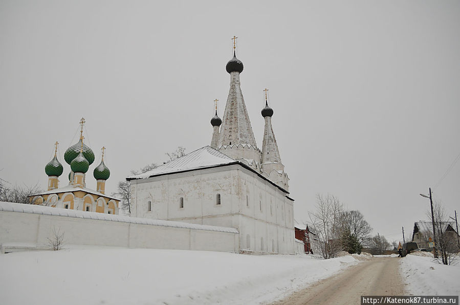 Алексеевский женский монастырь, основанный в 1371 году. Углич, Россия