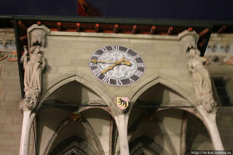 Часы Ратуши Берн, Швейцария