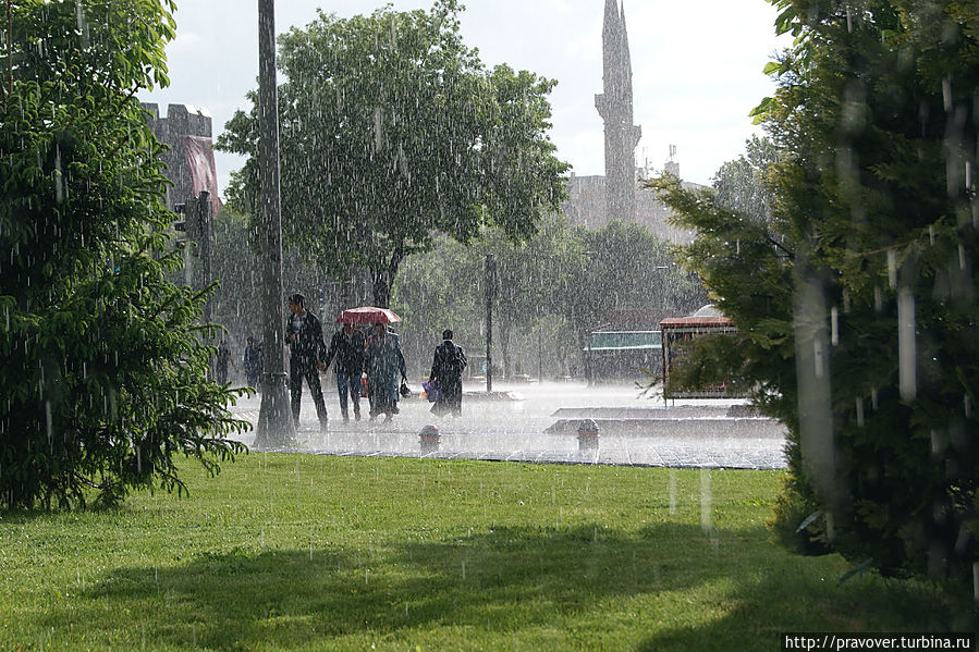 Дождь в Кайсери Кайсери, Турция