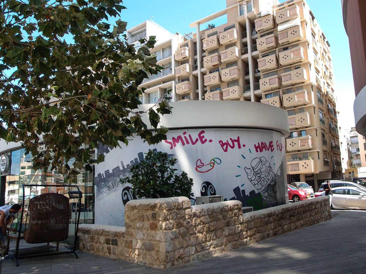 Шук Левински в квартале Флорентин Тель-Авив, Израиль