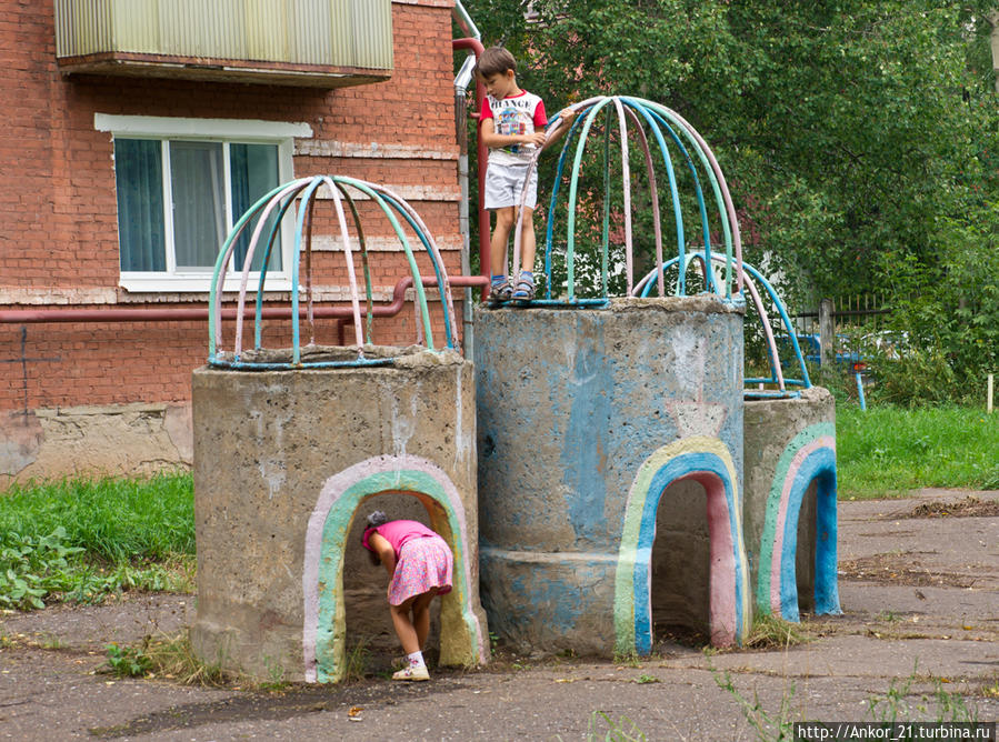 Парк советского периода. Дворики из детства Глазов, Россия
