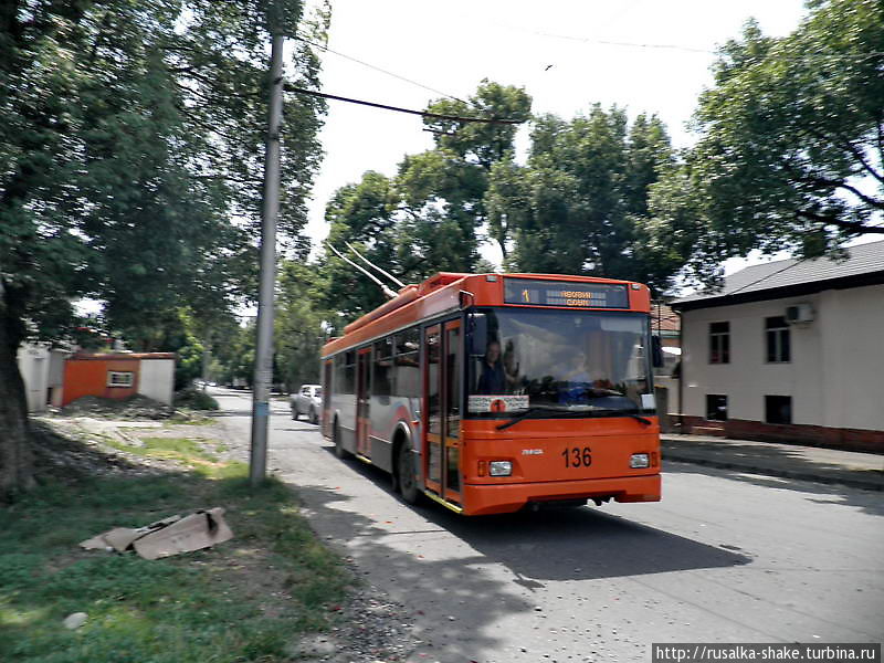 Сухумский троллейбус за 3 рубля Сухум, Абхазия