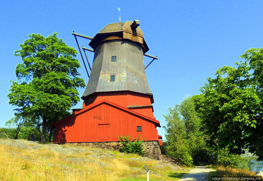 Голландская мельница 18 века Стокгольм, Швеция