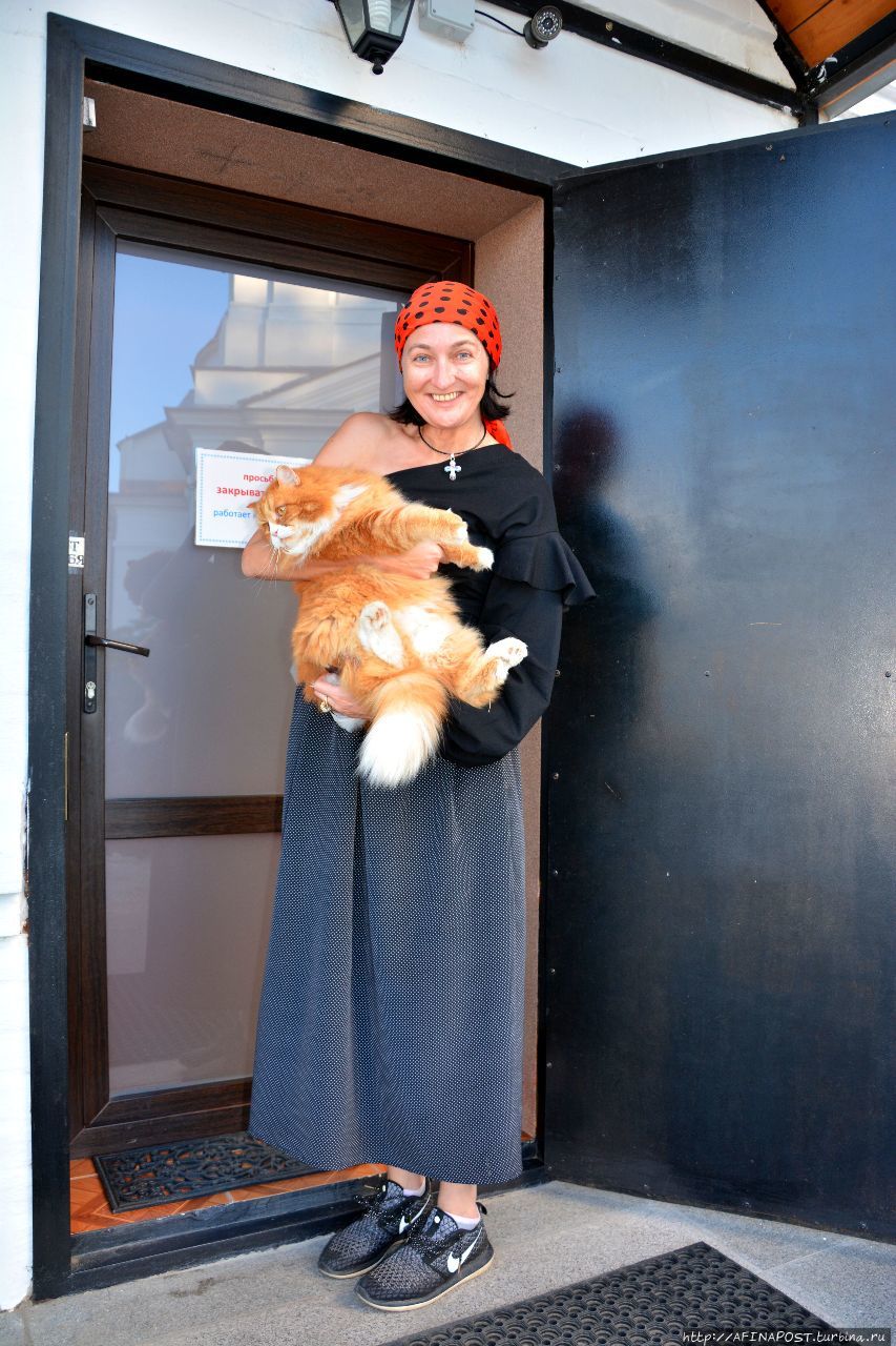 Монастырские кошки. Мэйн-кун и Рыжий Махра, Россия