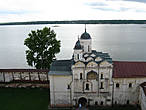 Сиверское озеро с колокольни Успенского собора