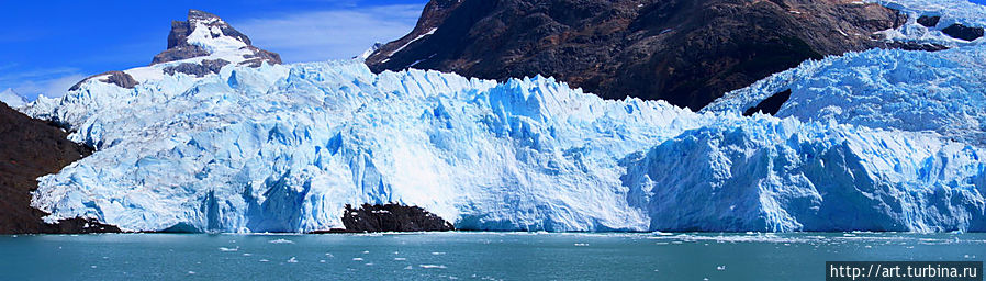 а это ледник Spegazzini Эль-Калафате, Аргентина
