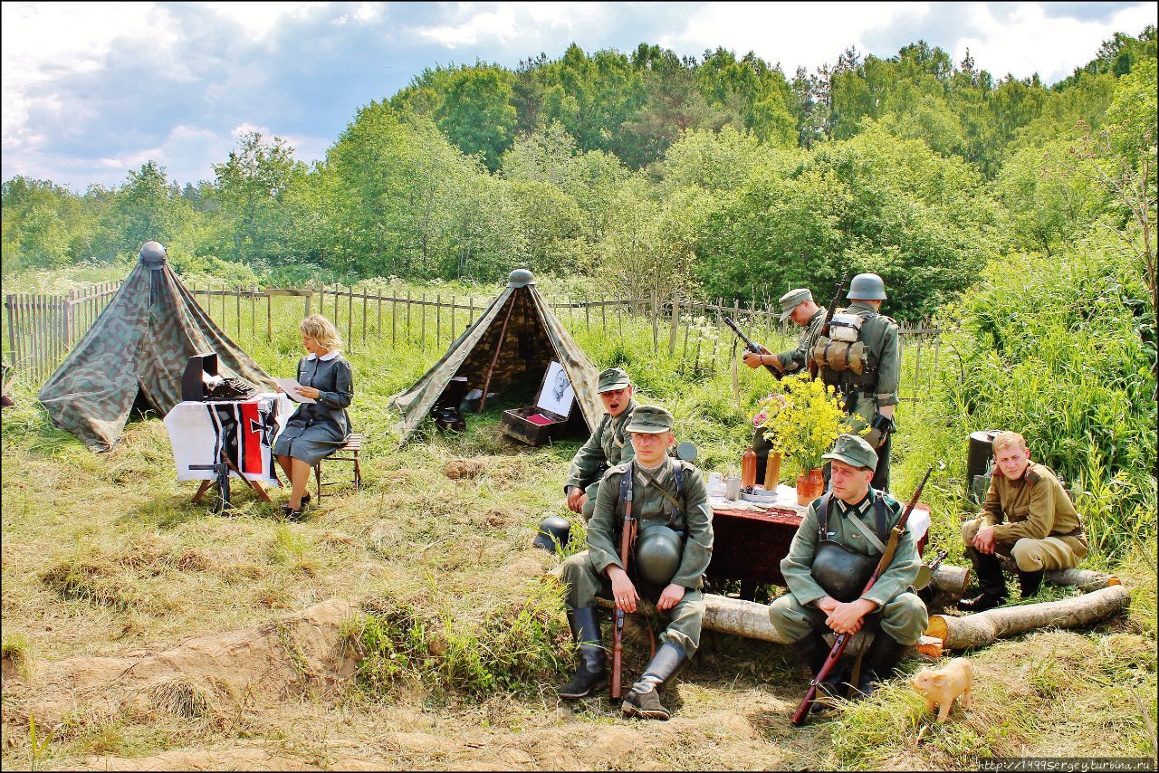 Военно-исторический фестиваль «Бой за переправу» Сосновый Бор, Россия