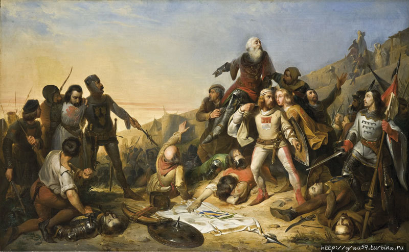 Schlacht an der Ulrepforte (Картина Gustave Buschmann & Edouard Jean Conrad Hamman, 1841) Из Интернета Кёльн, Германия