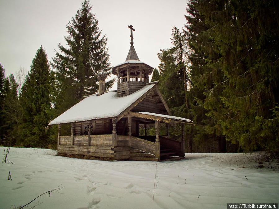 часовня на вершине Мауры Кириллов, Россия