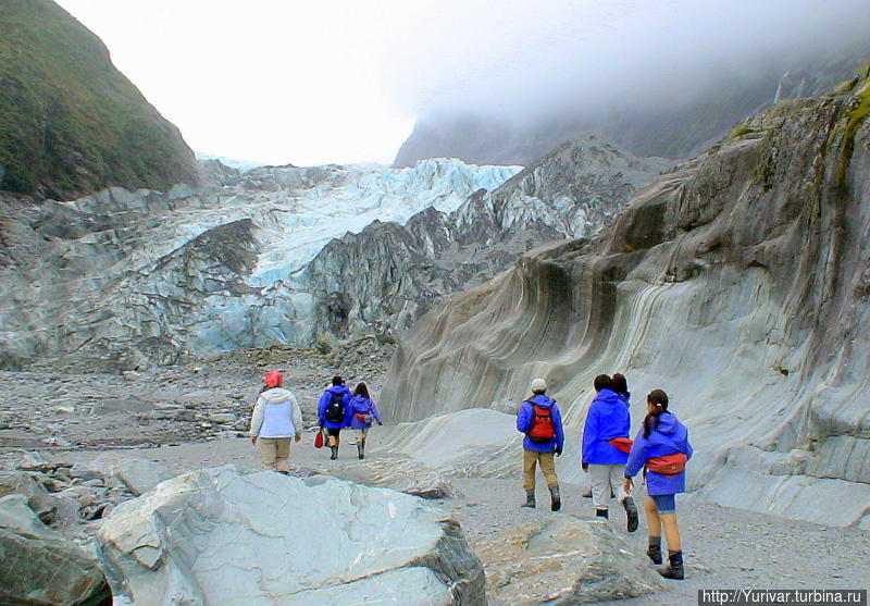 Вперед к леднику Вестленд Таи Поутини Национальный парк, Новая Зеландия
