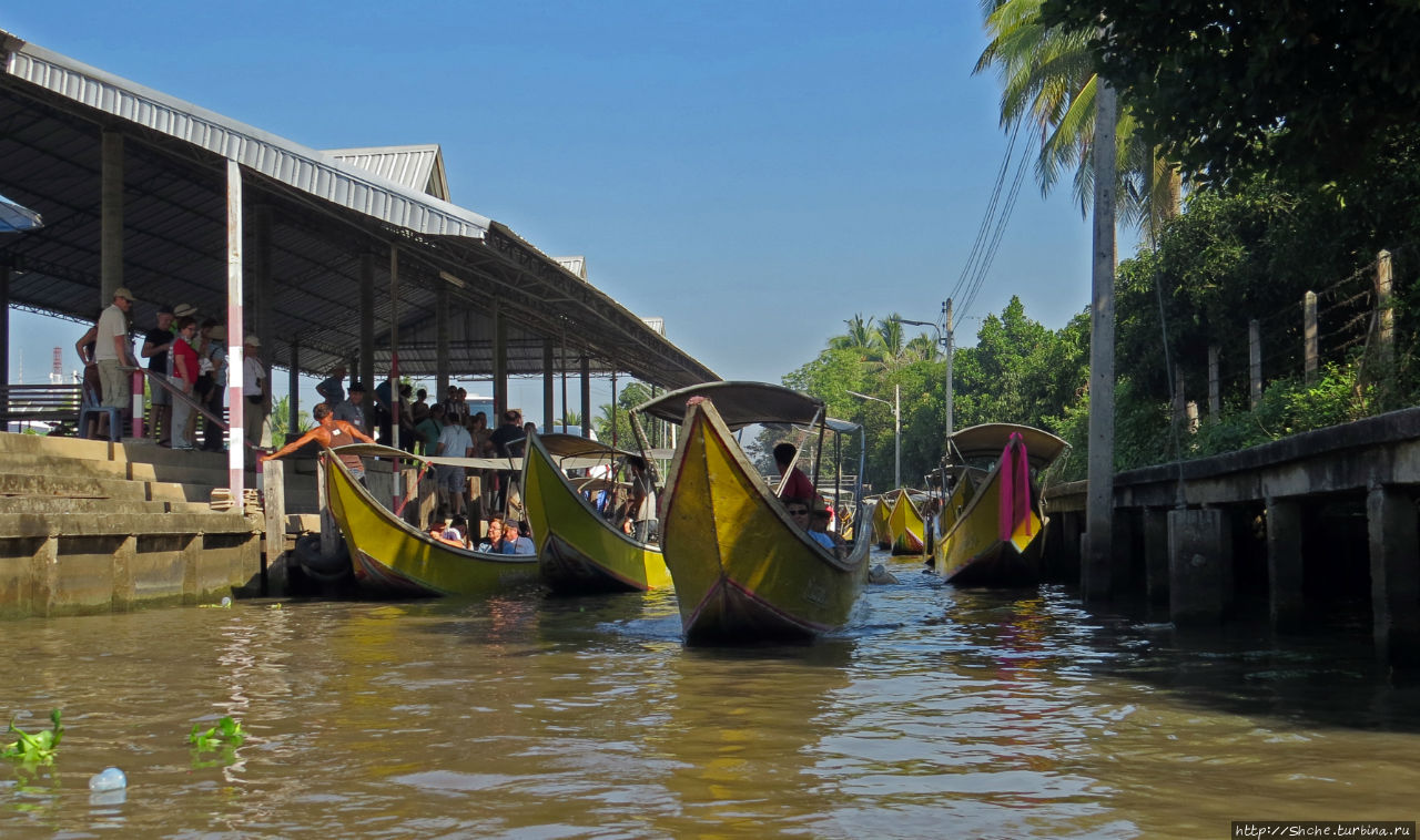 По каналам тайской Венеции — плавучая деревня-рынок Дамноен Садуак (плавучий рынок), Таиланд