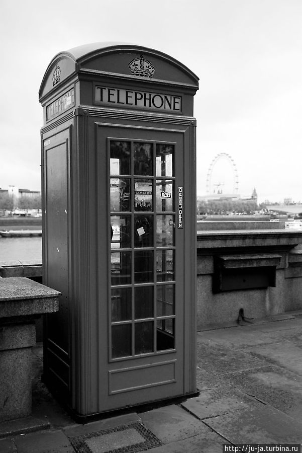 Телефонная будка (кррррасная!)) Лондон, Великобритания