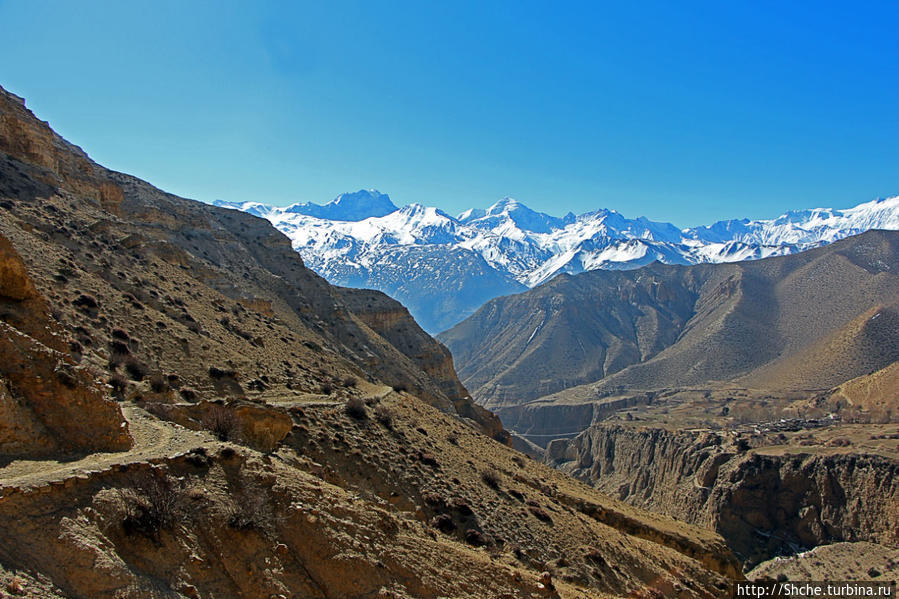 Мустанг, день второй. Набор высоты Самар, Непал