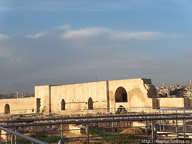 Одна из стен крепости, снятая изнутри. Газиантеп, Турция