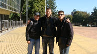 С друзьями в парке Щербакова