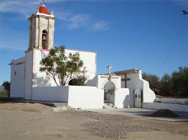 Часовня бывшей асьенды Пальмитос-де-Абахо / Chapel of ex-hacienda de Palmitos de Abajo