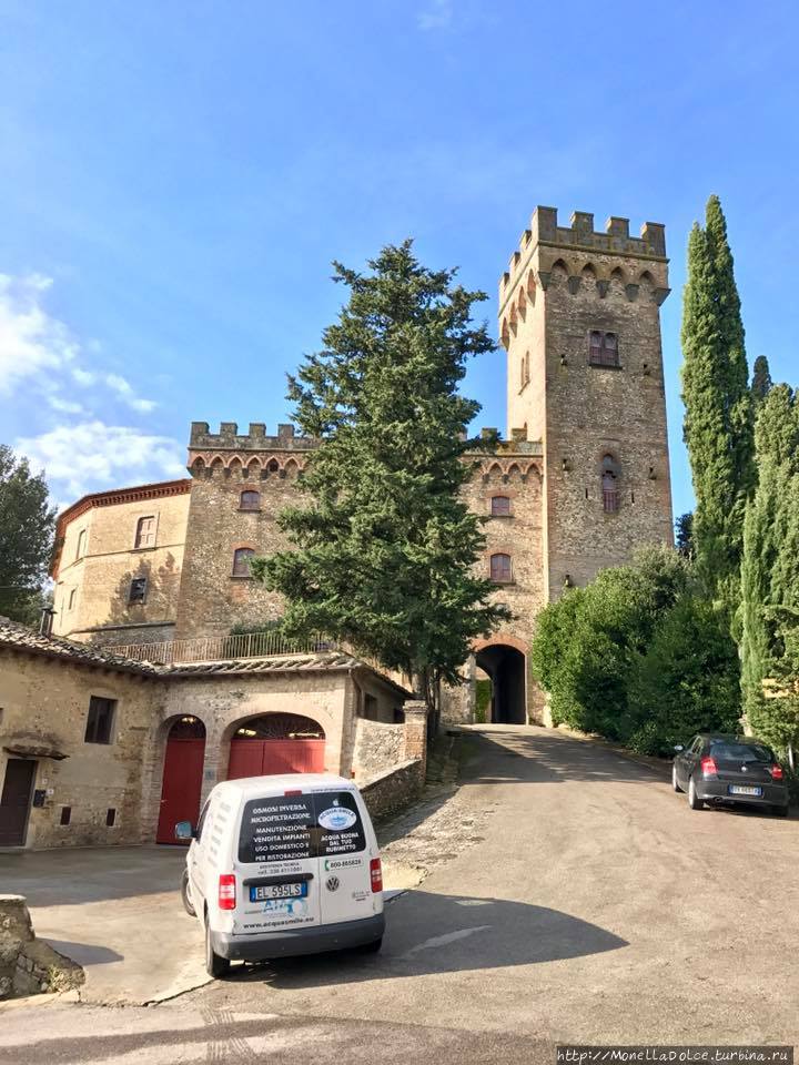 Замок Castello di Poppiano и вино марки Guicciardini