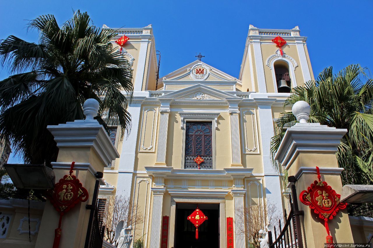 Церковь Святого Лаврентия Макао центр города, Макао