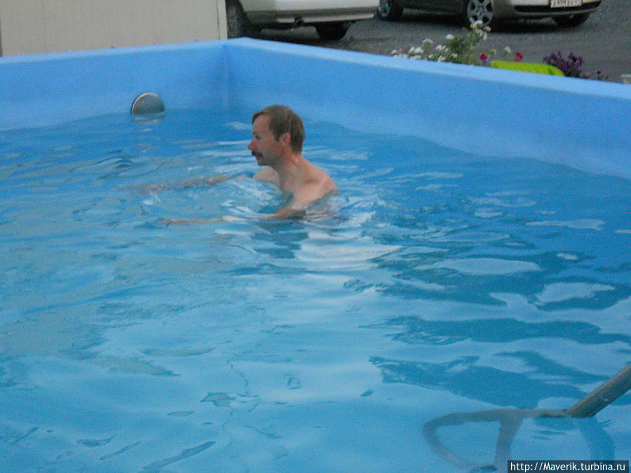 Термальная ванна, даже целый бассейн с горячей водой! Камчатский край, Россия