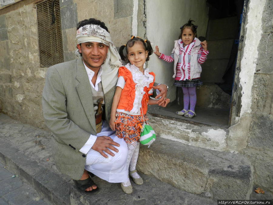 Старый город. Ч-2. Люди — мужчины и женщины Сана, Йемен