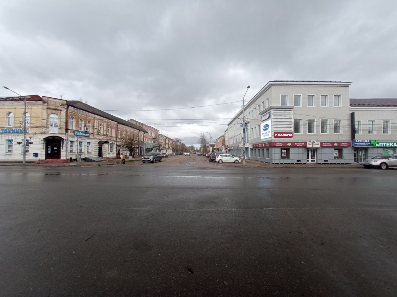 Маленькая прогулка по Казанскому проспекту Вышний Волочек, Россия