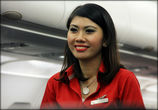 На борту самолета компании Air Asia